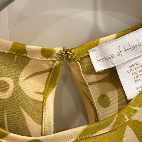 House of Harlow 1960 Gold and White Floral Maxi Dress - Picture 6 of 6